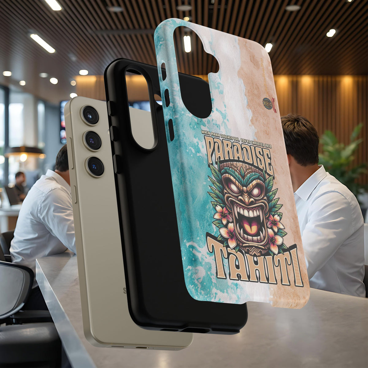 Tahiti – Coque Antichoc Premium Tiki Royal