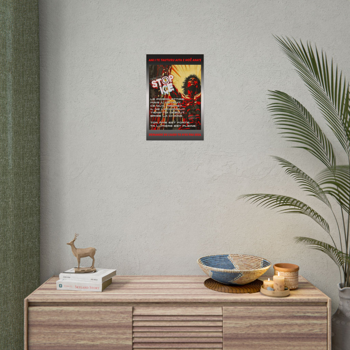 Posters Anti-ICE Polynésie – Affiches de Sensibilisation Contre la Drogue “Paruru i te ora – Brisons les chaînes de l’ICE