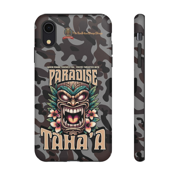 Tahaa – Premium Shockproof Case “Fierce Tiki” | Tribal Design &amp; Maximum Protection