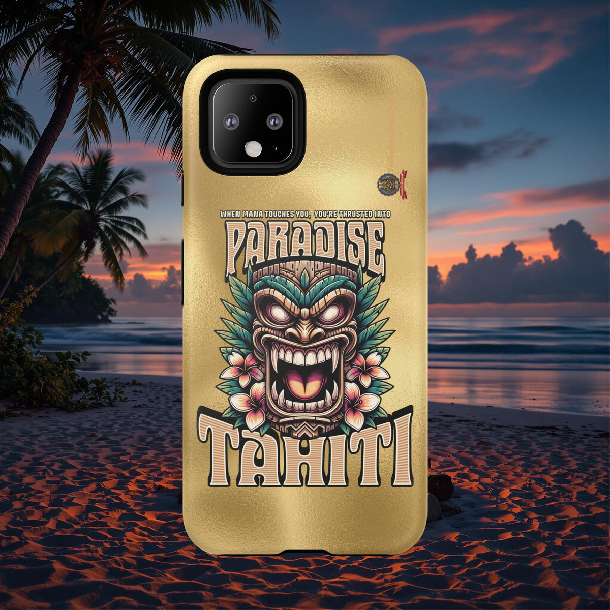 Tahiti – Coque Antichoc Premium Tiki Royal