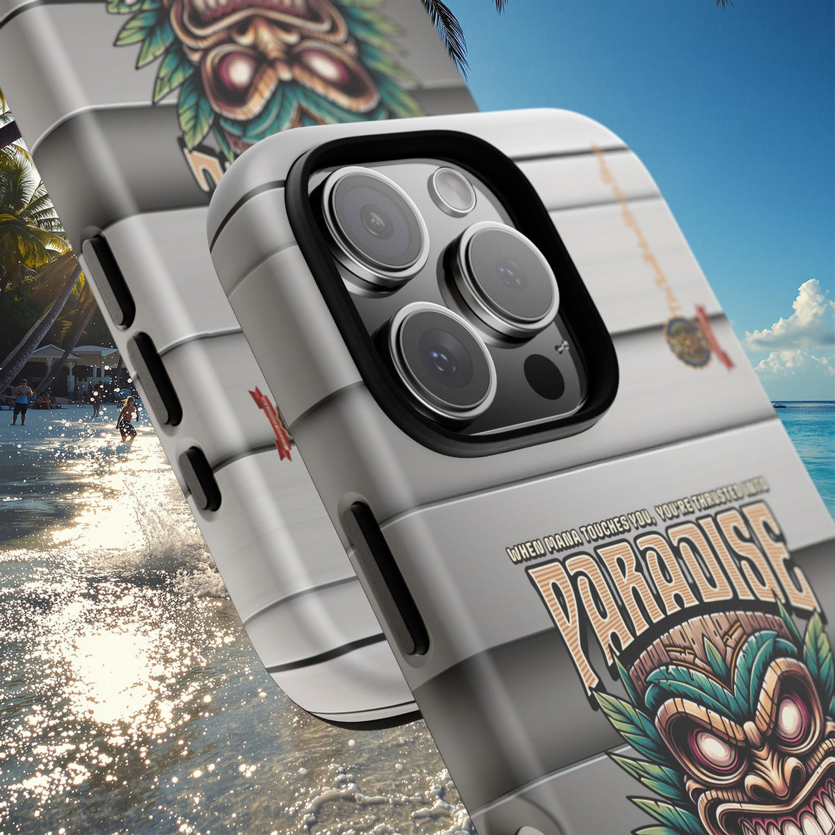 Bora Bora – Coque Antichoc Premium Tiki Élégance