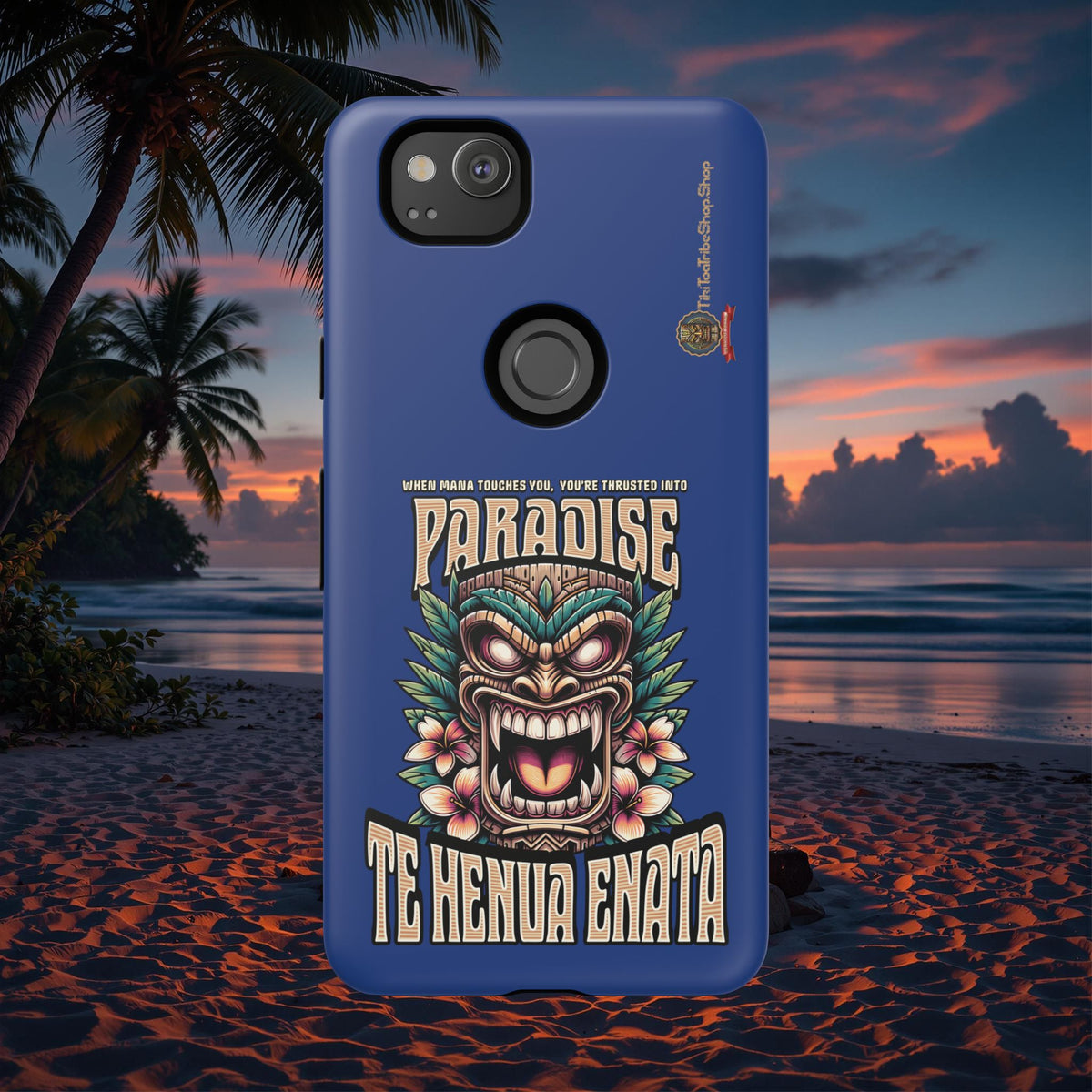 Te Henua Enata – Coque Antichoc Tiki Ancestral & Puissant