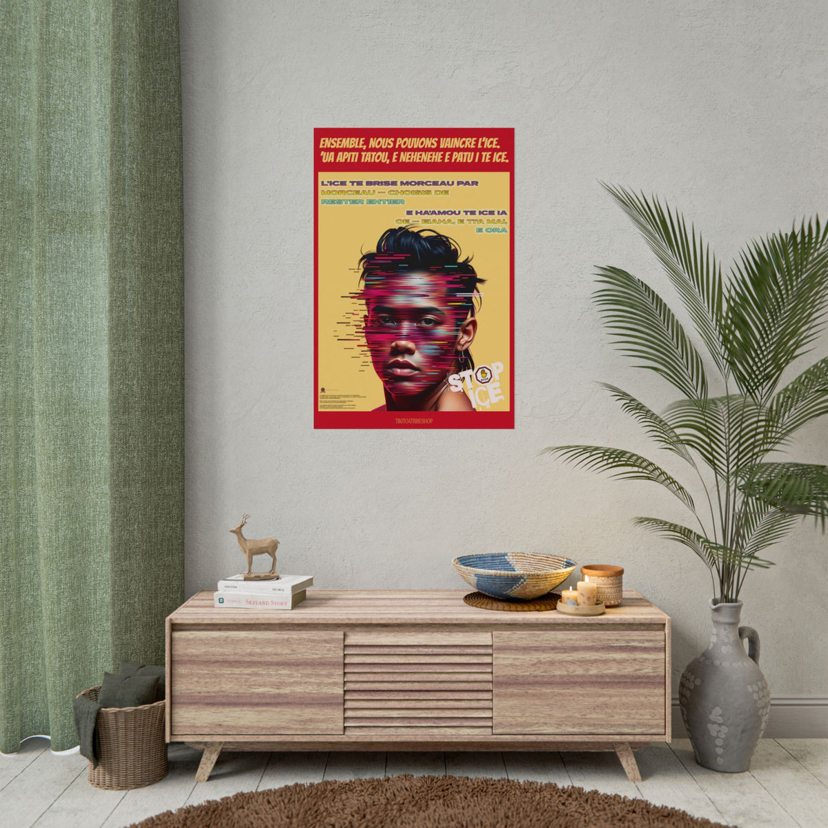 Posters Anti-ICE Polynésie – Affiches de Sensibilisation Contre la Drogue “Paruru i te ora – Brisons les chaînes de l’ICE”