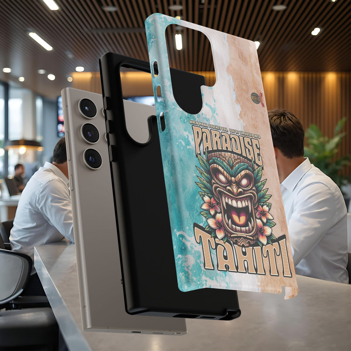 Tahiti – Coque Antichoc Premium Tiki Royal