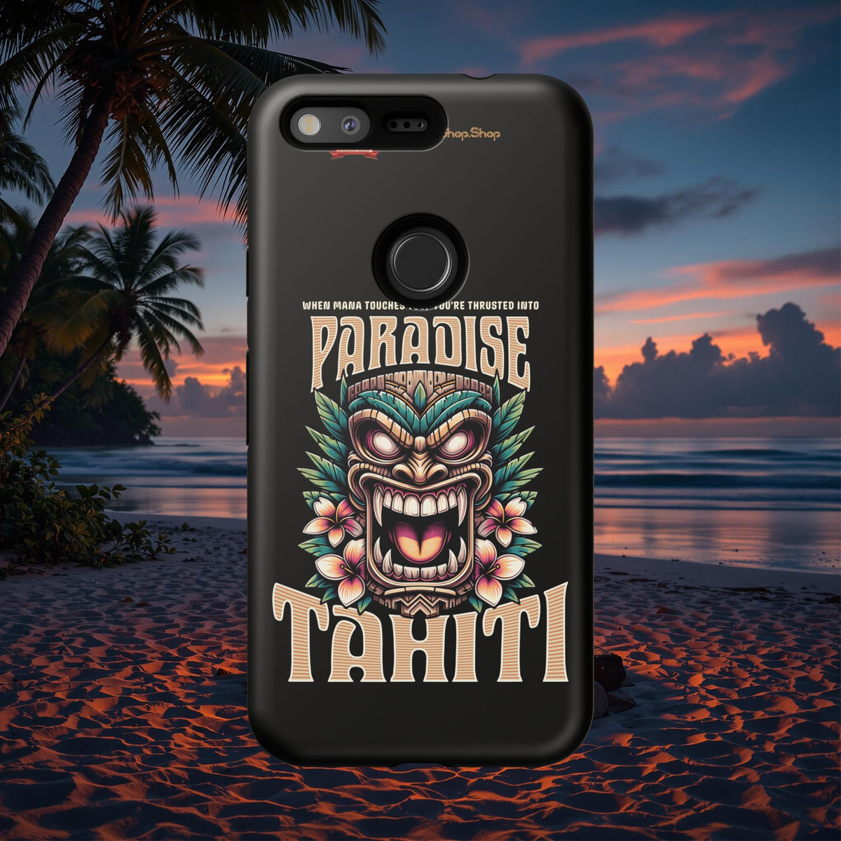 Tahiti – Coque Antichoc Premium Tiki Royal