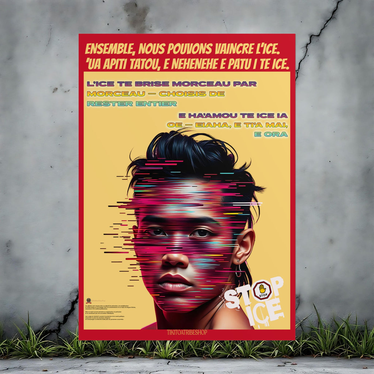 Posters Anti-ICE Polynésie – Affiches de Sensibilisation Contre la Drogue “Paruru i te ora – Brisons les chaînes de l’ICE”