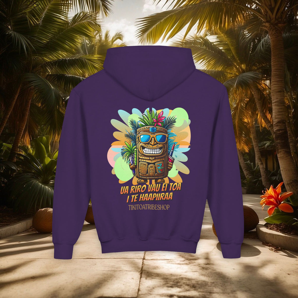 THE TIKI SPIRIT - Thick hooded sweatshirt for youth