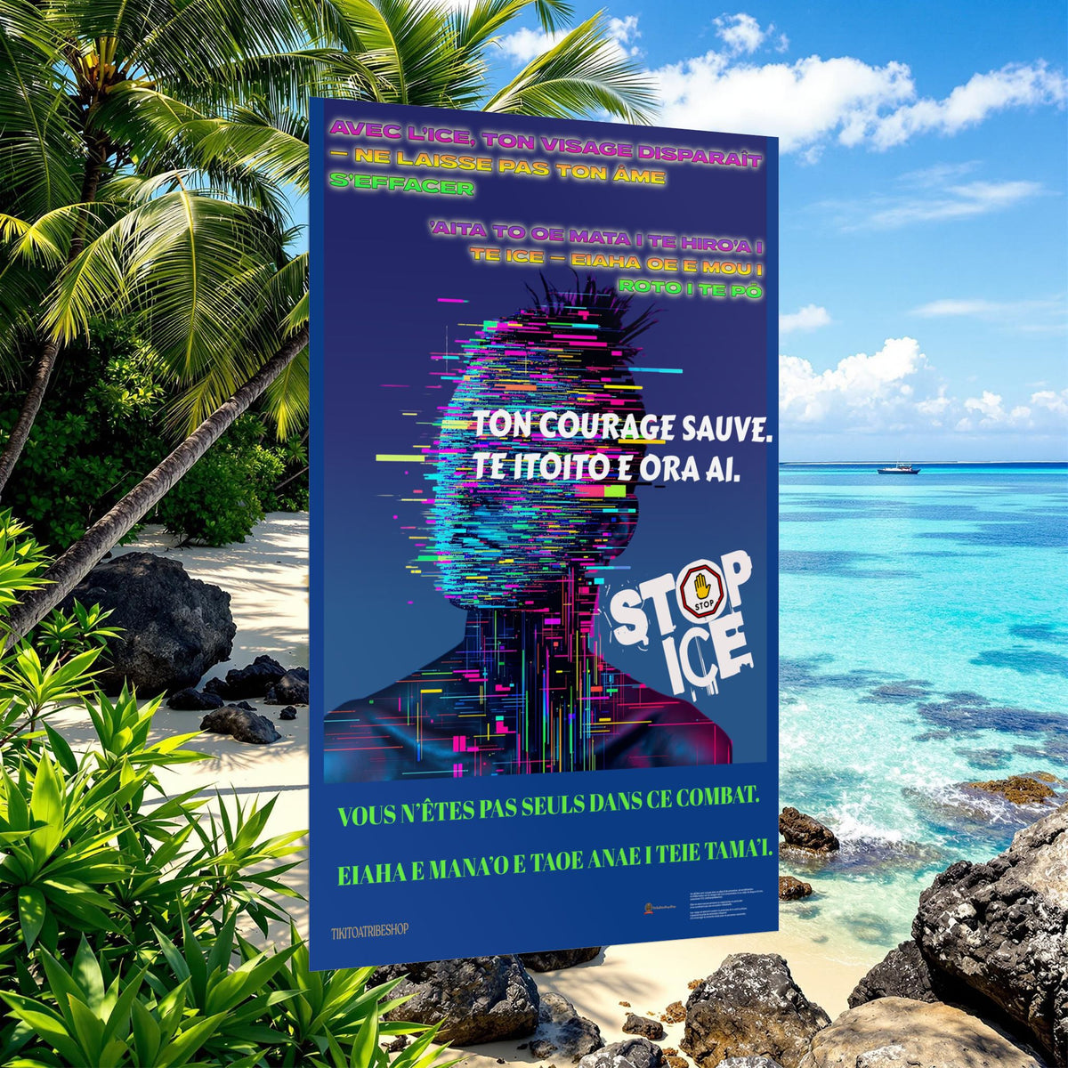 Posters Anti-ICE Polynésie – Affiches de Sensibilisation Contre la Drogue “Paruru i te ora – Brisons les chaînes de l’ICE”