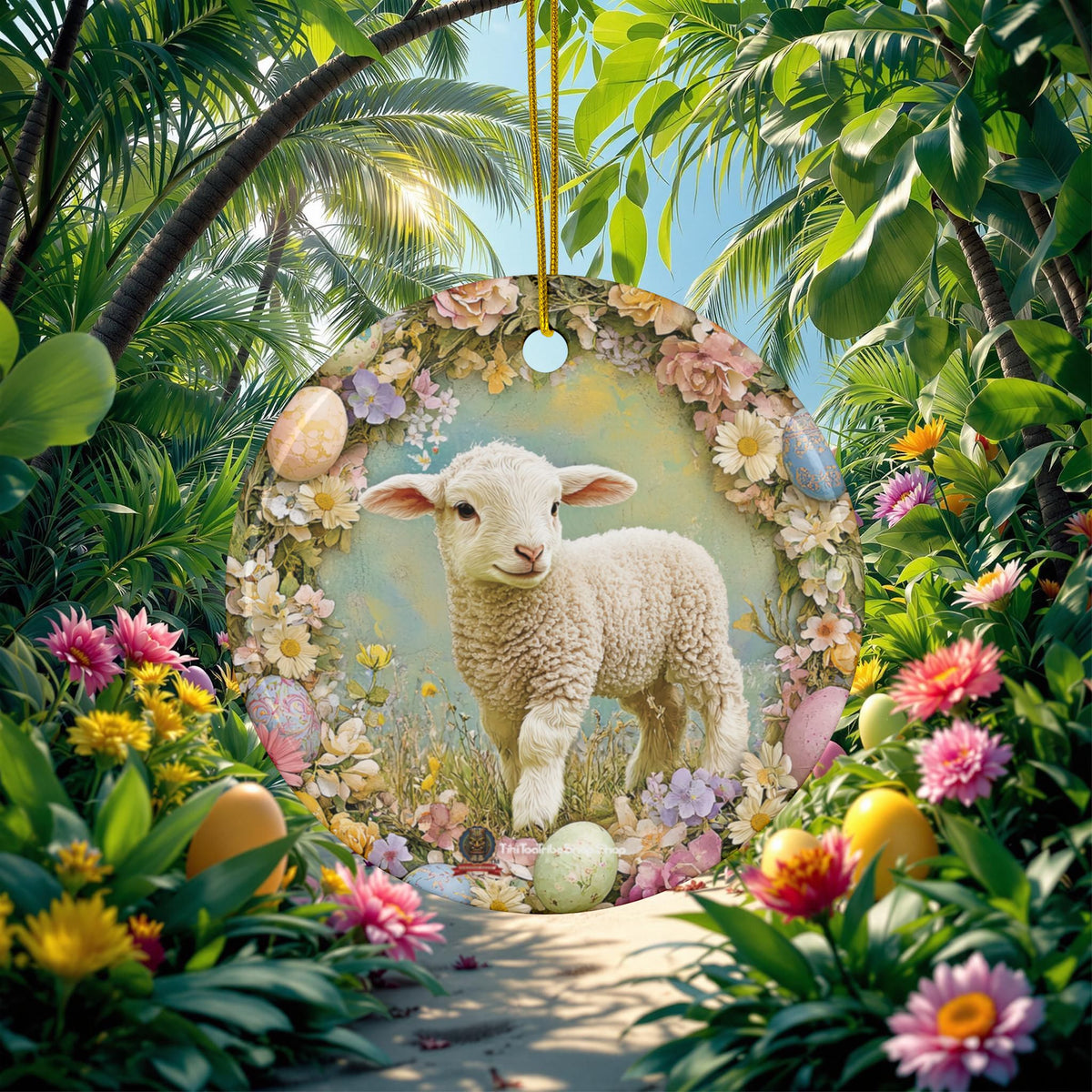 Ornements de Pâques en Céramique