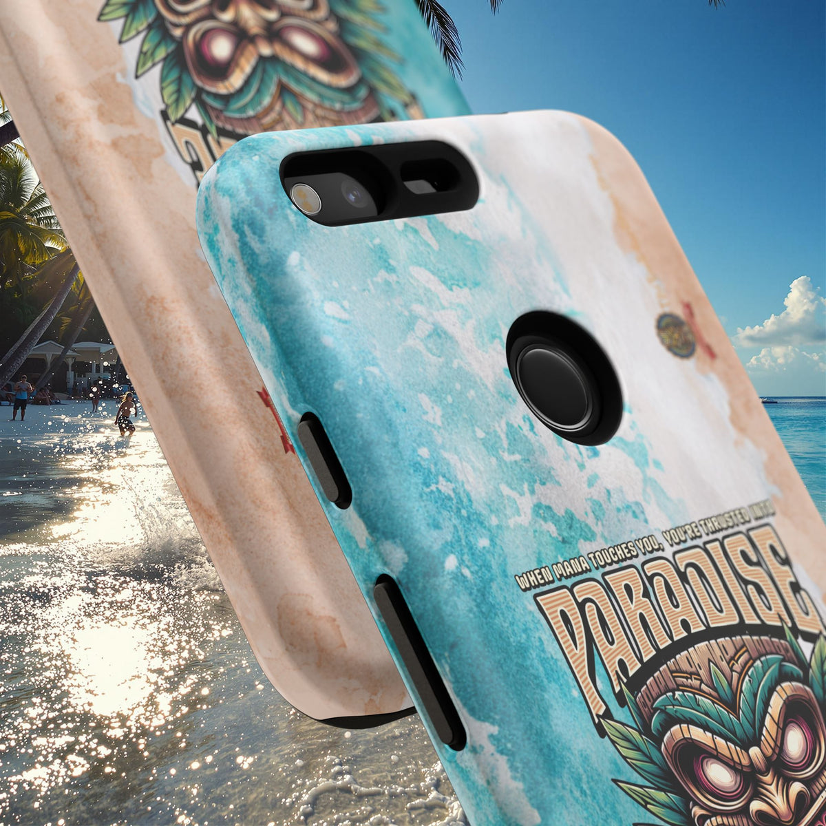 Moorea – Coque Antichoc Premium Tiki Fenua