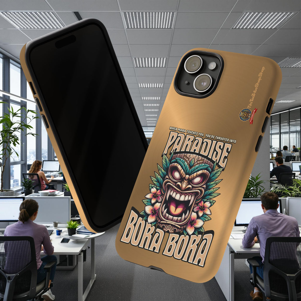 Bora Bora – Coque Antichoc Premium Tiki Élégance