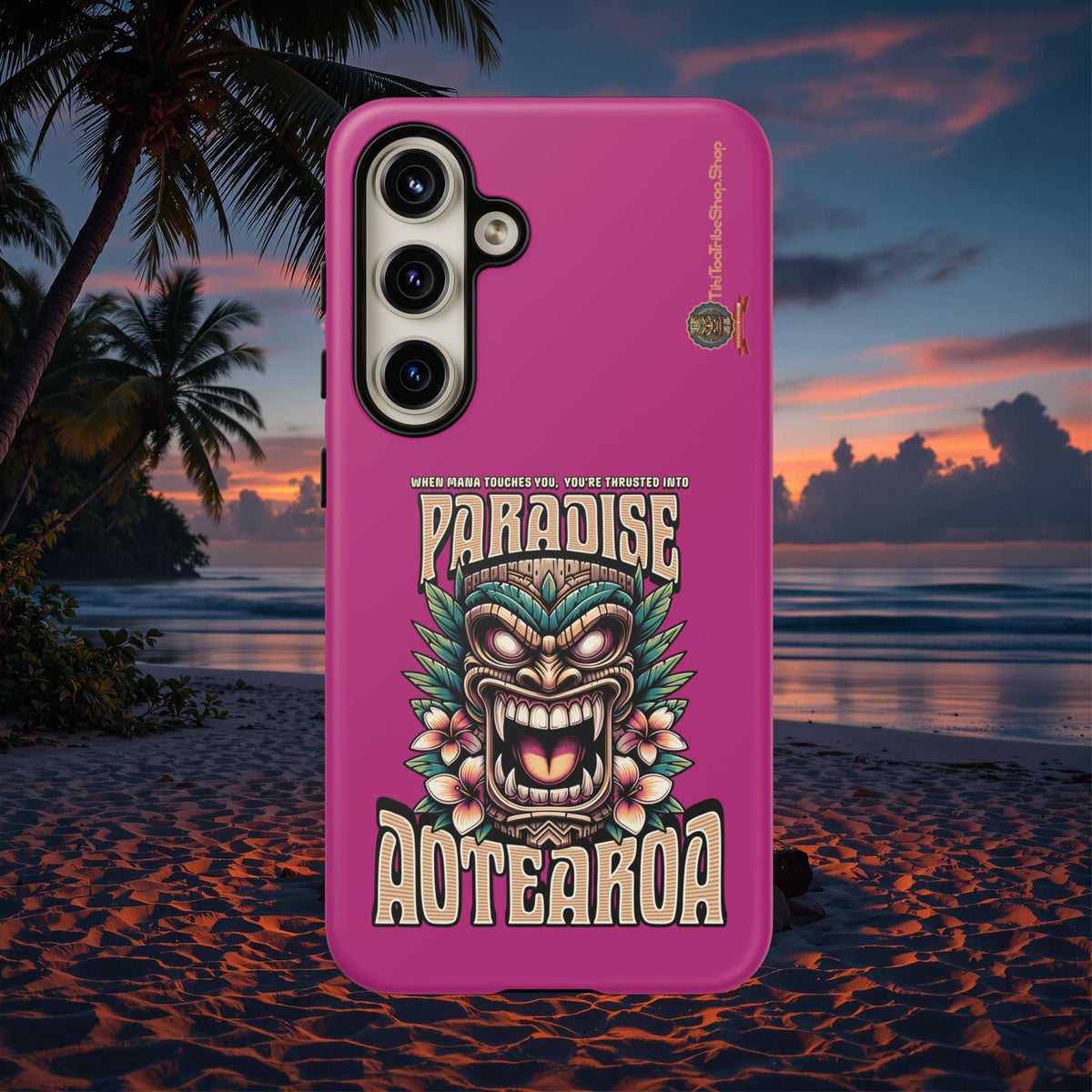 Aotearoa – Coque Antichoc Tiki Maori & Mana Ancestral