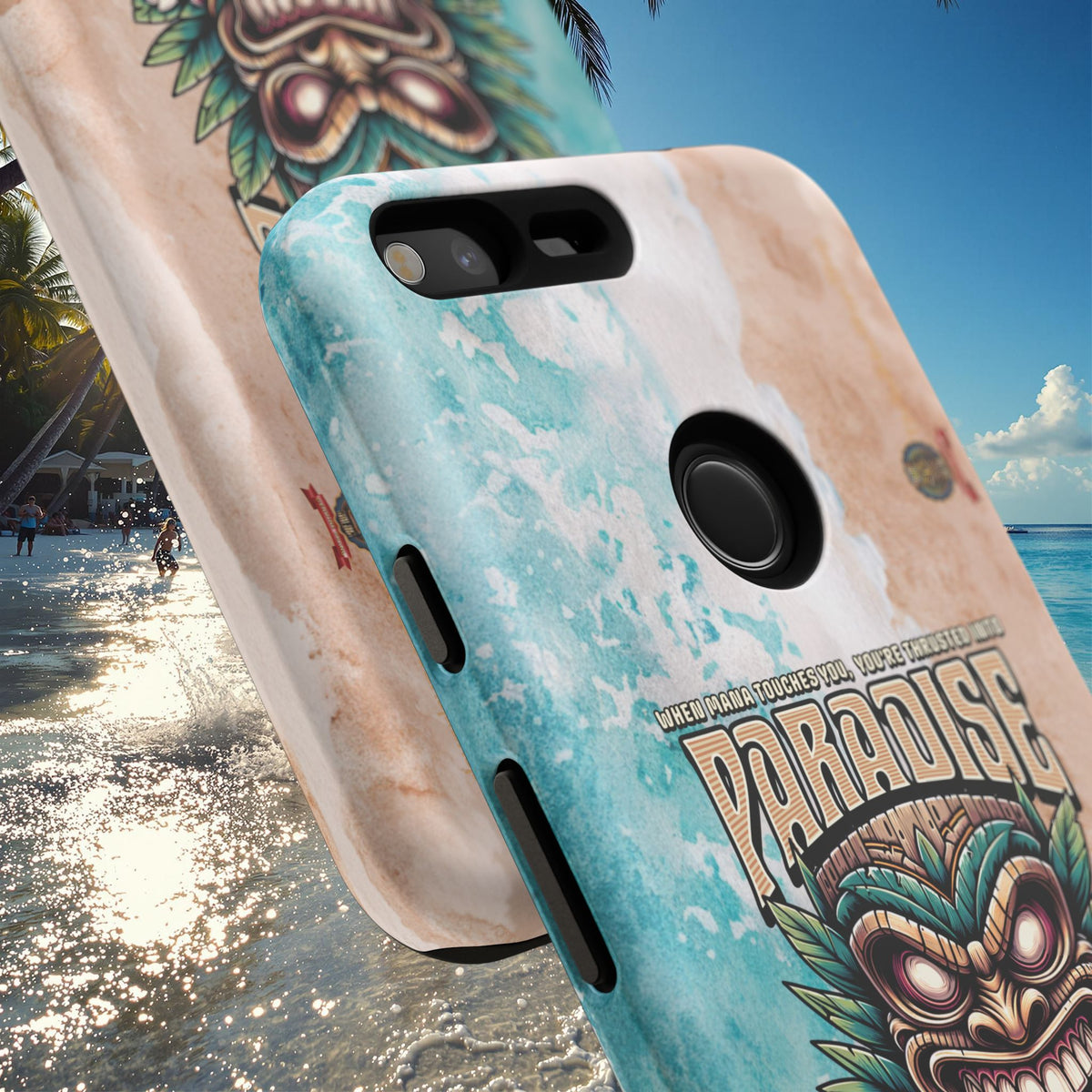 Tahiti – Coque Antichoc Premium Tiki Royal