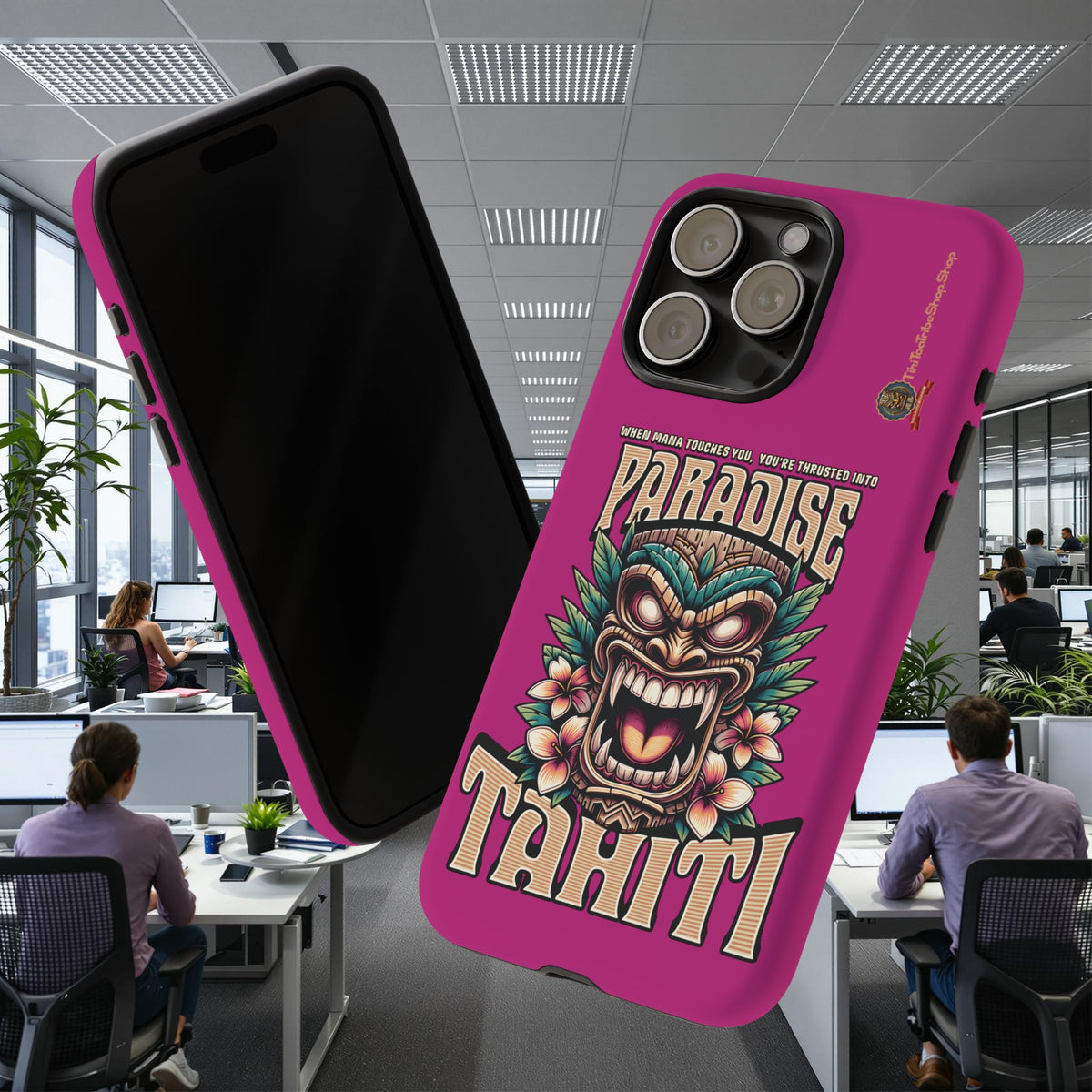 Tahiti – Coque Antichoc Premium Tiki Royal