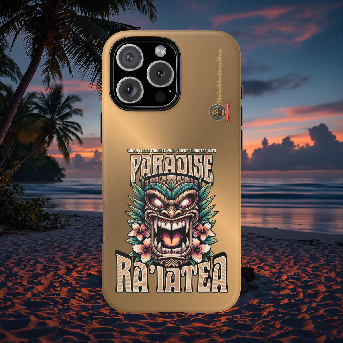 Ra’iatea – Coque Tiki Tribal de Protection Premium