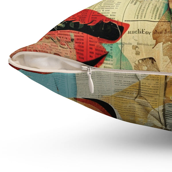 Pop Art Collage Magazine: Fragmented Beauty