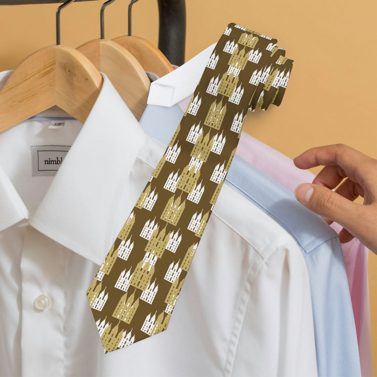 Elegant &amp; Distinguished Temple Tie 