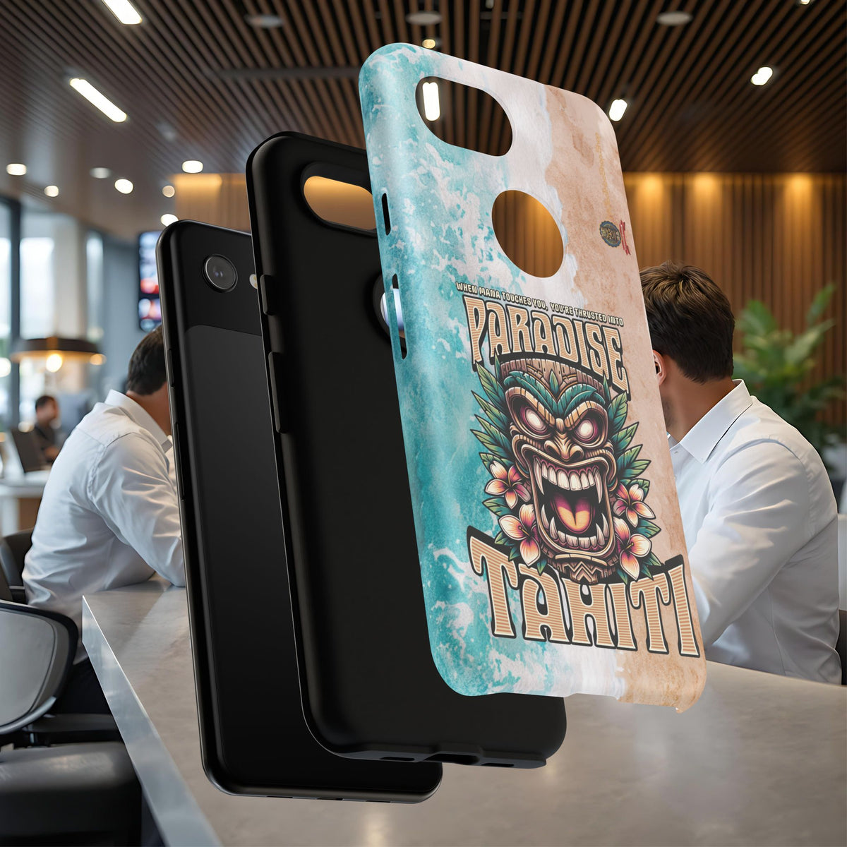 Tahiti – Coque Antichoc Premium Tiki Royal