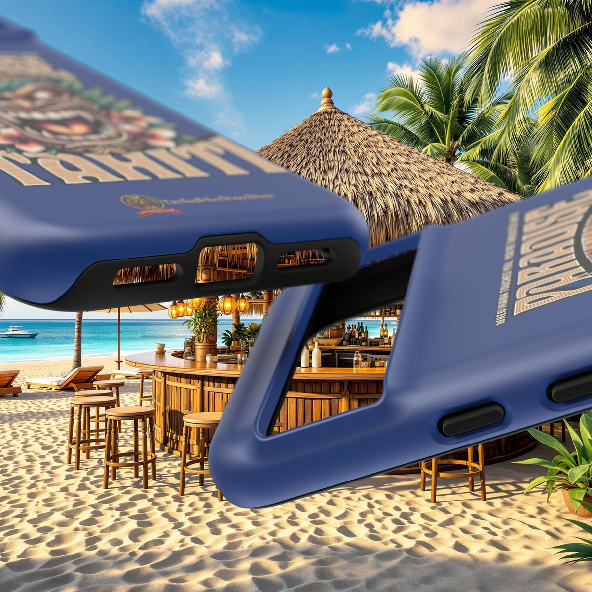 Tahiti – Coque Antichoc Premium Tiki Royal
