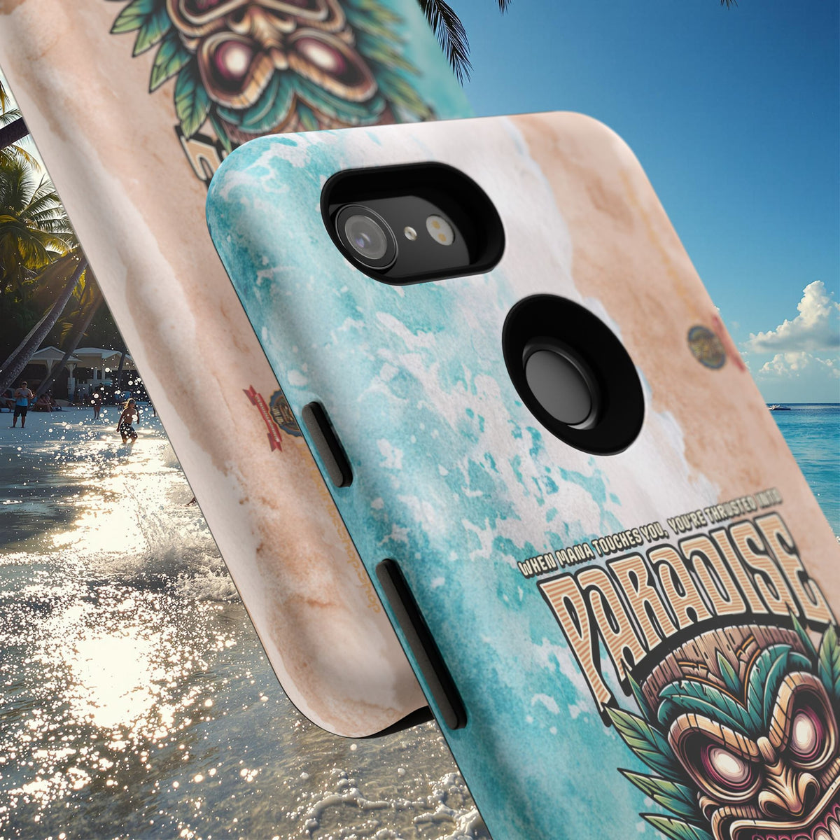 Tahiti – Coque Antichoc Premium Tiki Royal