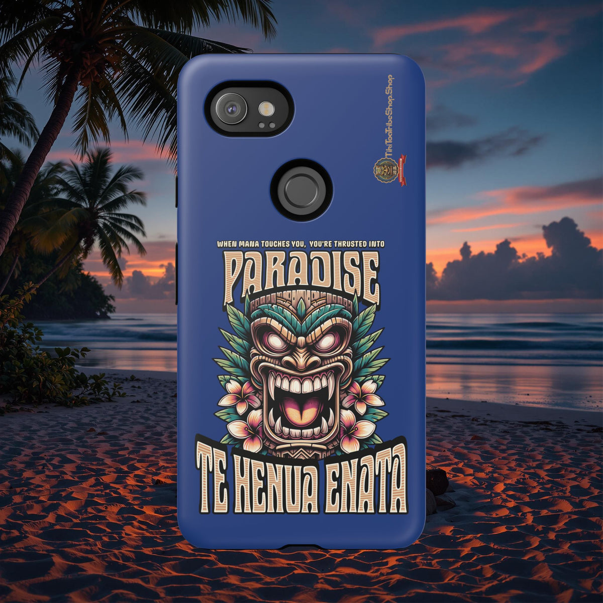 Te Henua Enata – Coque Antichoc Tiki Ancestral & Puissant
