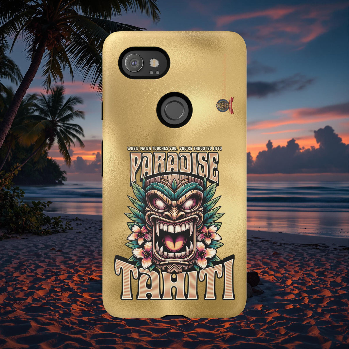 Tahiti – Coque Antichoc Premium Tiki Royal