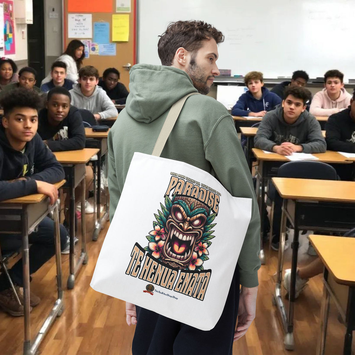 TE HENUA ENATA PARADISE Tote Bag