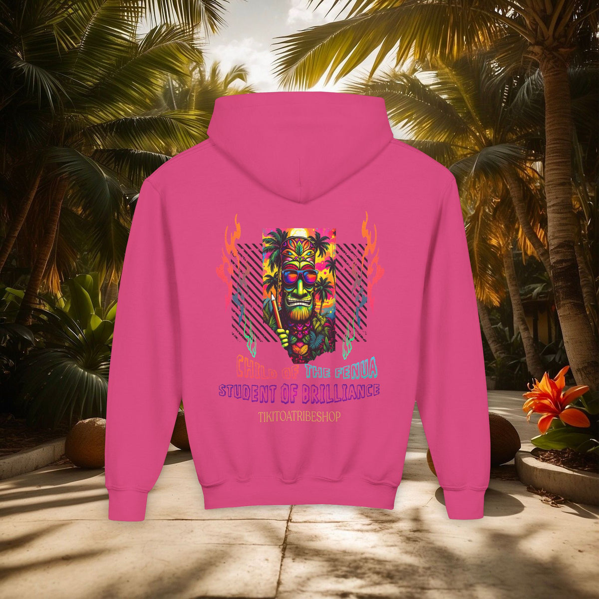 THE TIKI SPIRIT - Thick hooded sweatshirt for youth