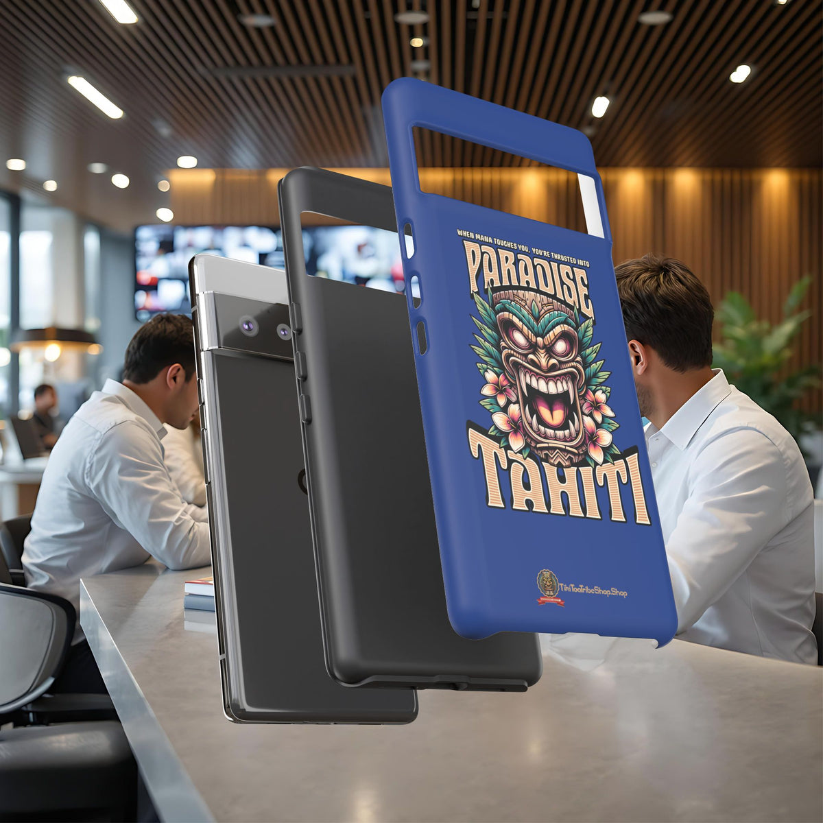 Tahiti – Coque Antichoc Premium Tiki Royal