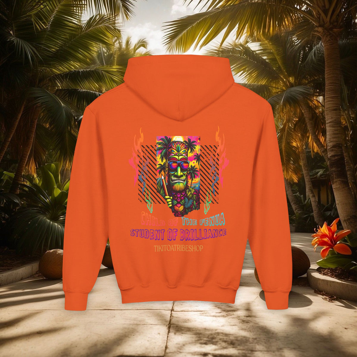 THE TIKI SPIRIT - Thick hooded sweatshirt for youth