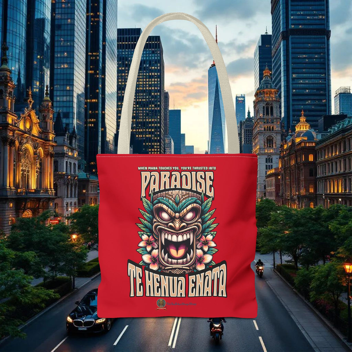 TE HENUA ENATA PARADISE Tote Bag