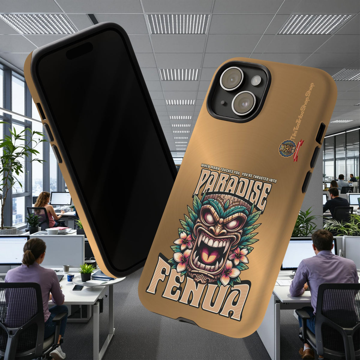 Fenua Guardian – Coque Antichoc Art Polynésien