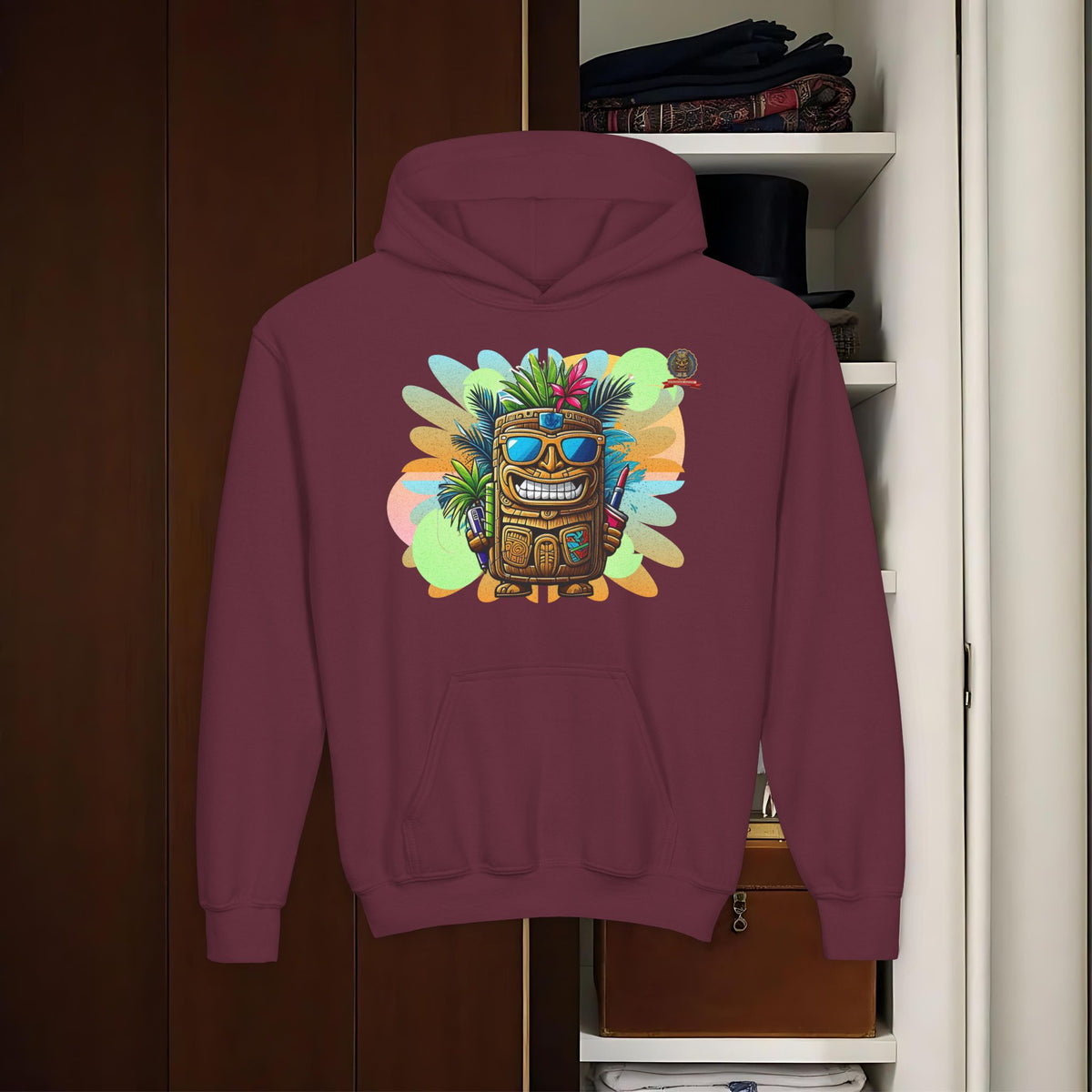 THE TIKI SPIRIT - Thick hooded sweatshirt for youth
