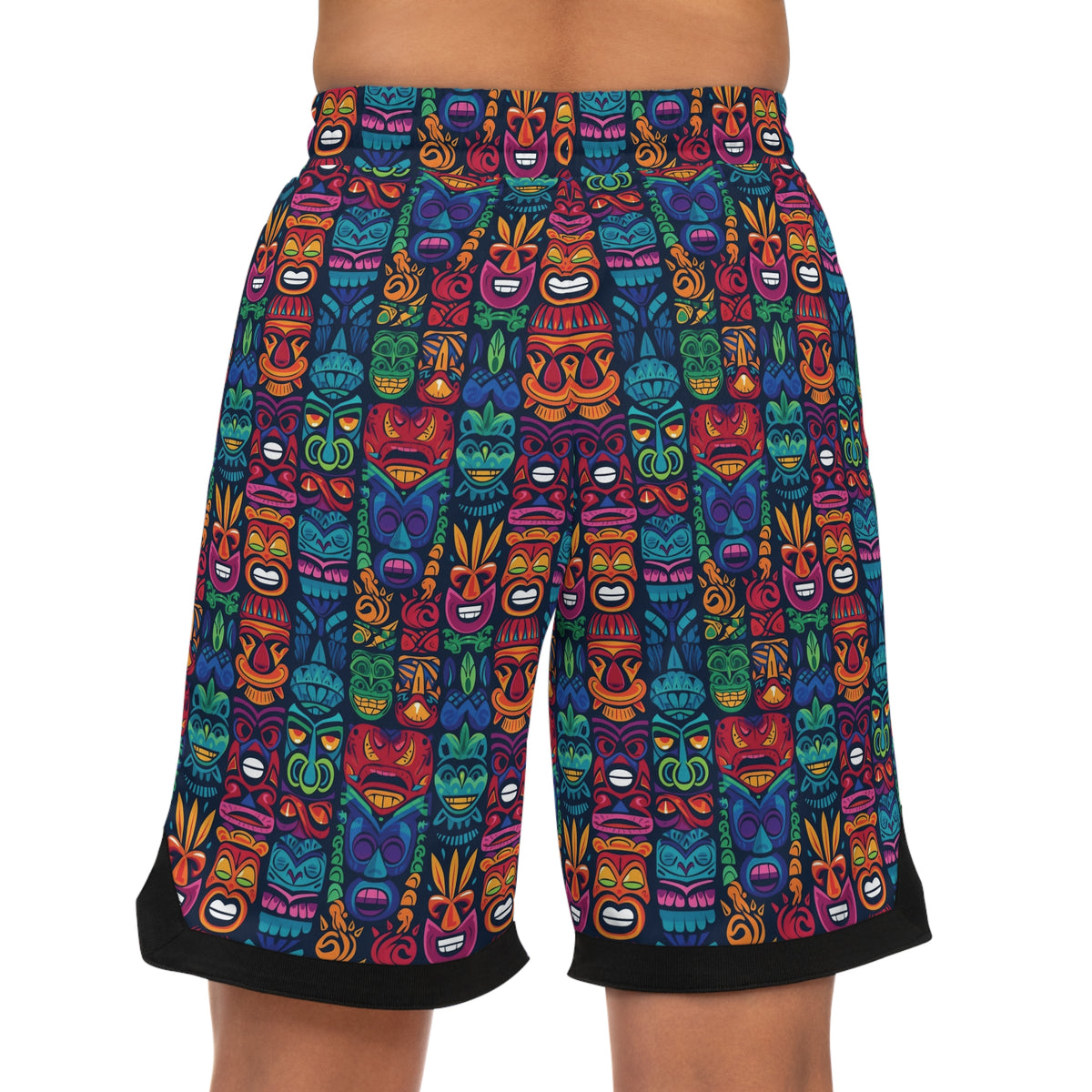 B-BALL SHORTS - The Tikis' Explosion of Colors