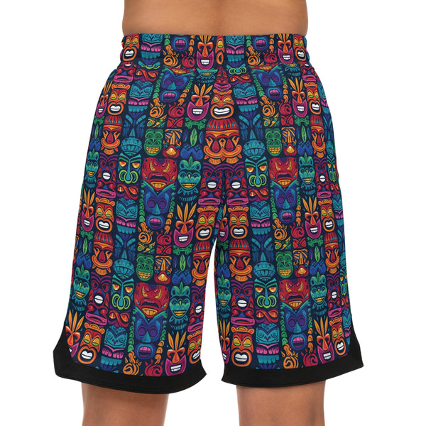 SHORTS B-BALL - L'Explosion de Couleurs des Tikis