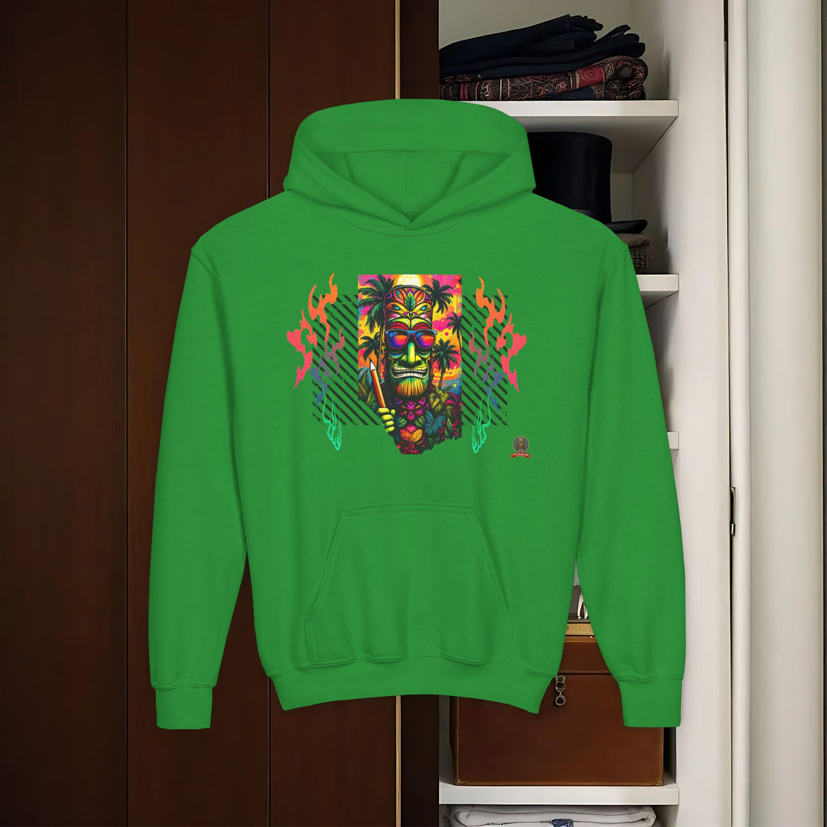 THE TIKI SPIRIT - Thick hooded sweatshirt for youth