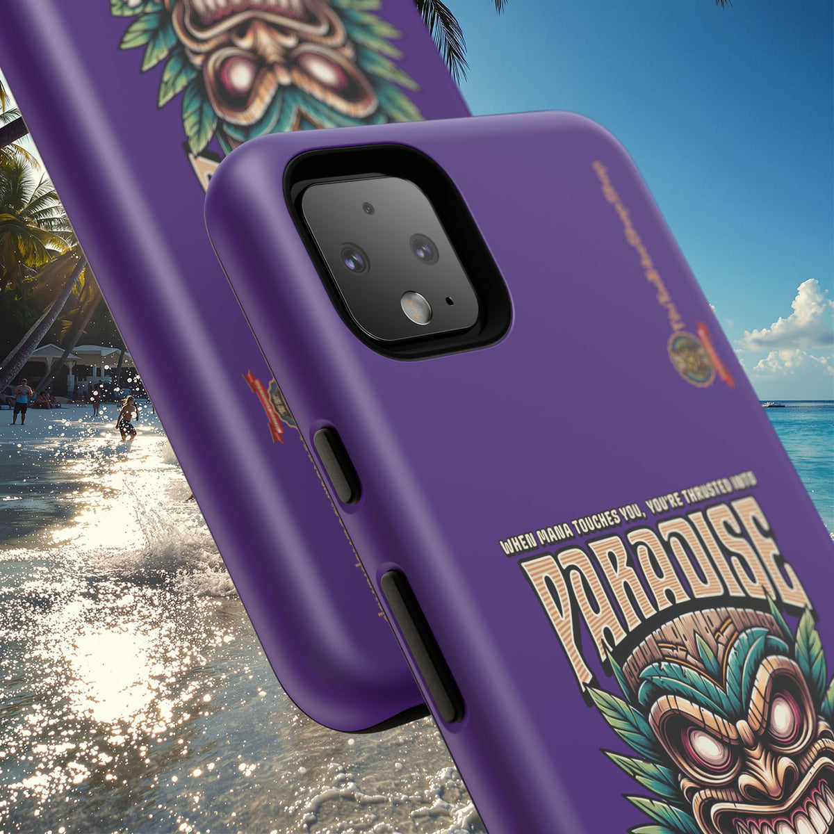 Tahiti – Coque Antichoc Premium Tiki Royal