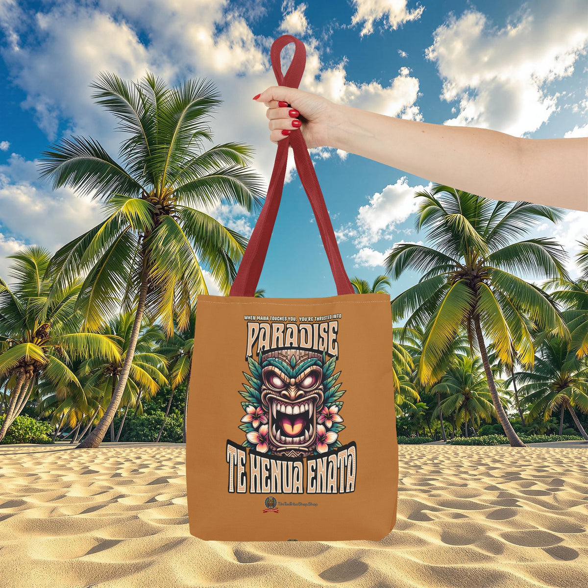 TE HENUA ENATA PARADISE Tote Bag