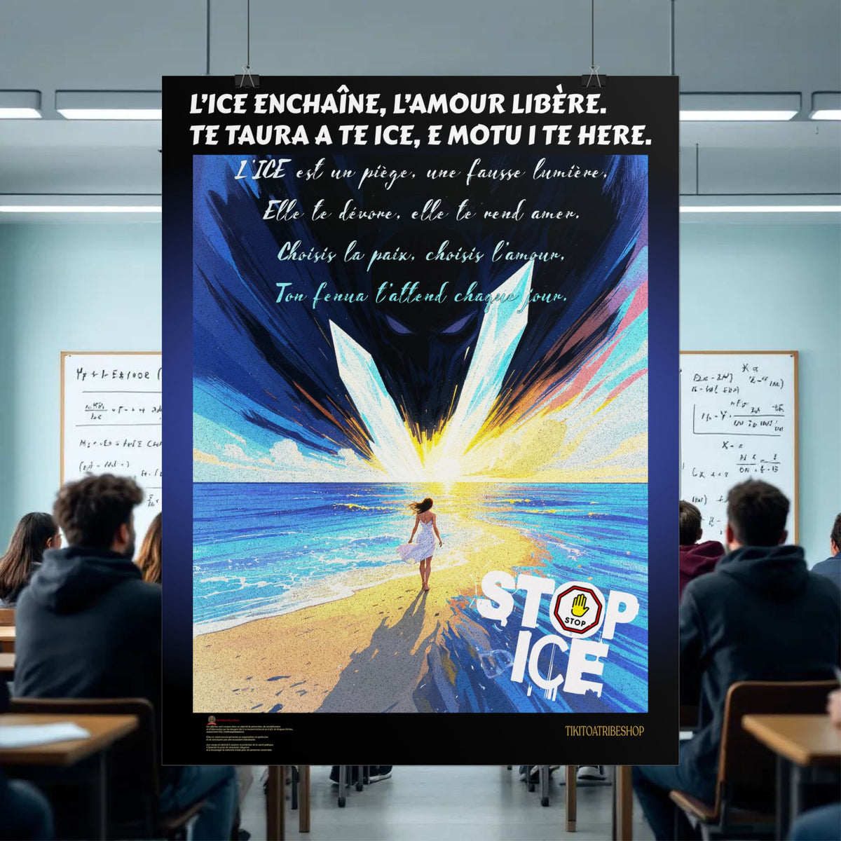 Posters Anti-ICE Polynésie – Affiches de Sensibilisation Contre la Drogue “Paruru i te ora – Brisons les chaînes de l’ICE”