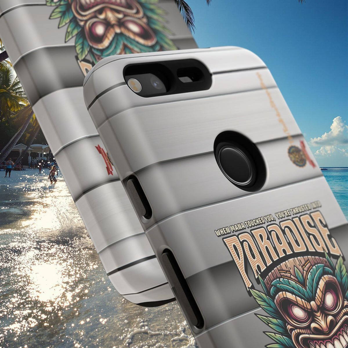 Ra’iatea – Coque Tiki Tribal de Protection Premium