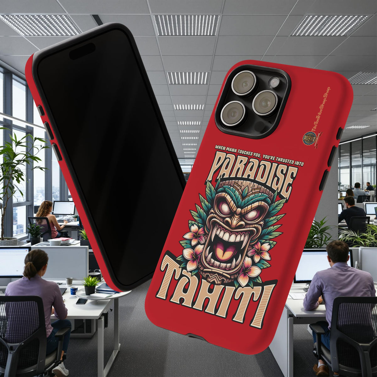 Tahiti – Coque Antichoc Premium Tiki Royal