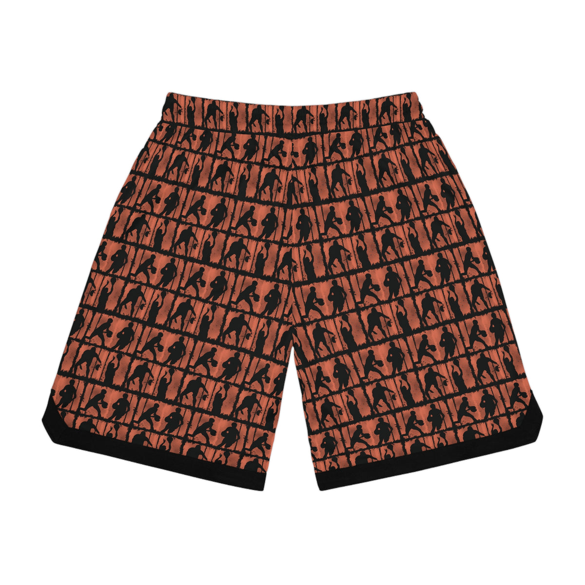 B-BALL SHORTS - Orange Flash