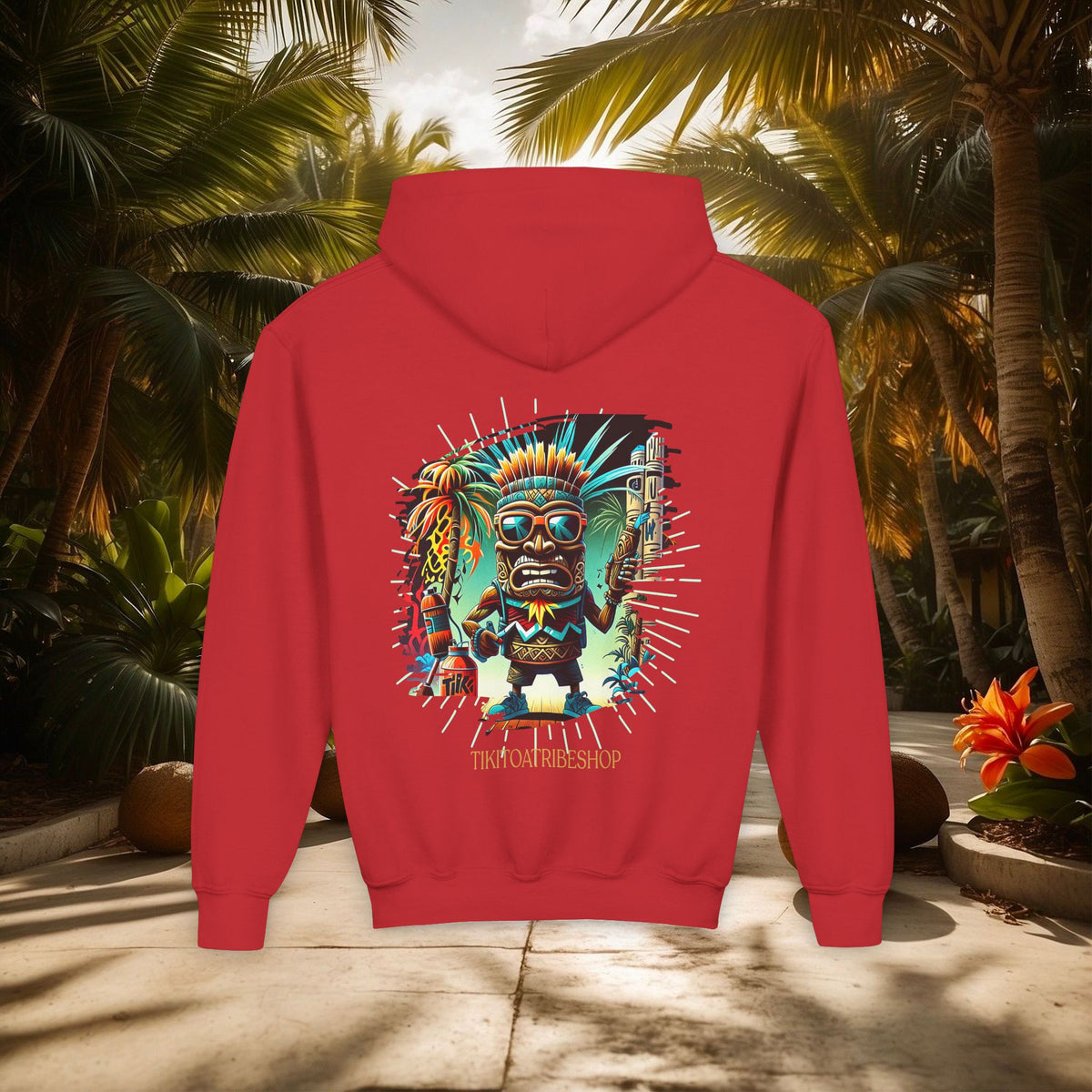 THE TIKI SPIRIT - Thick hooded sweatshirt for youth