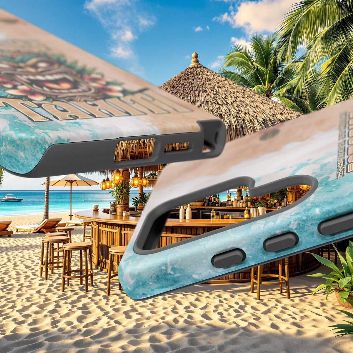 Tahiti – Coque Antichoc Premium Tiki Royal