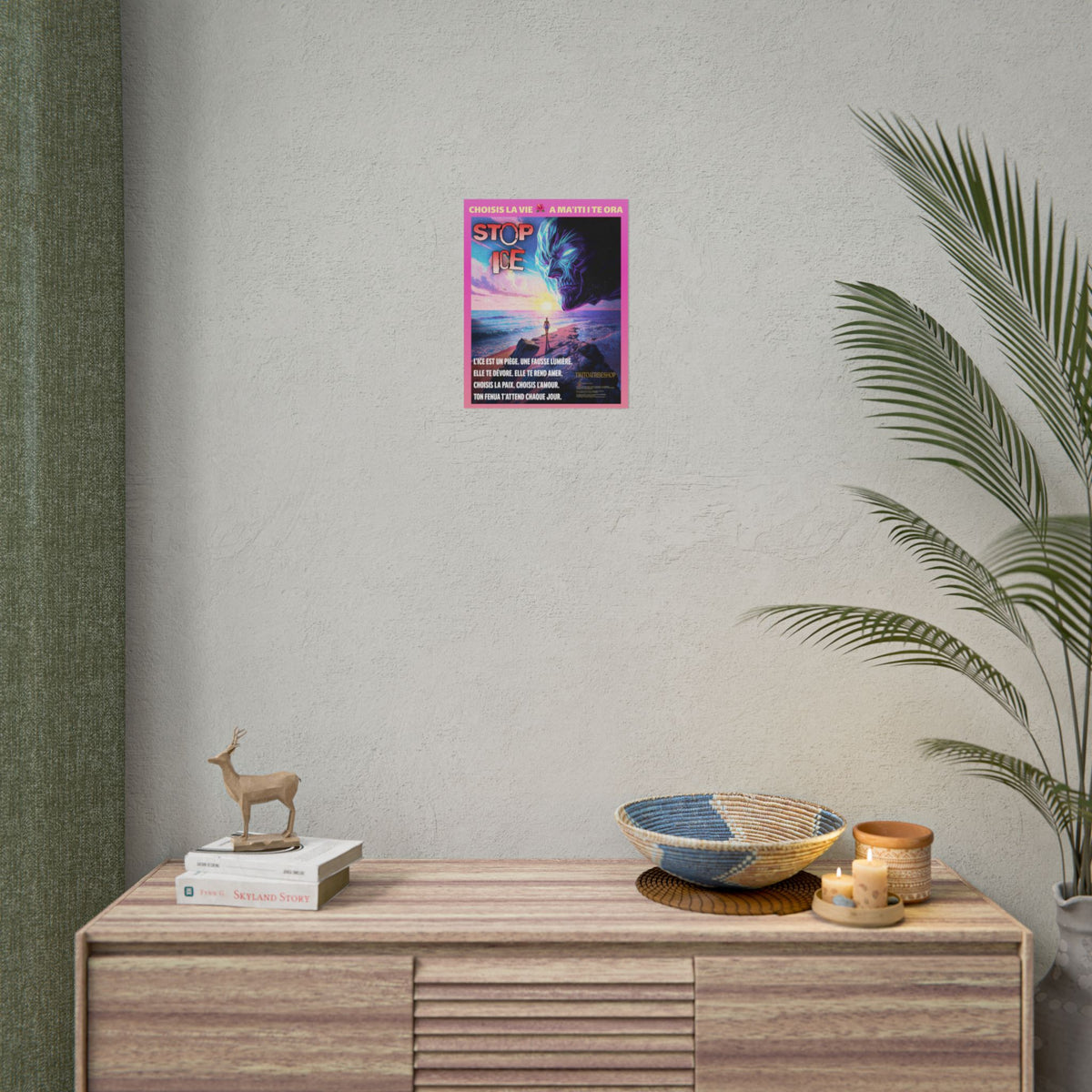 Posters Anti-ICE Polynésie – Affiches de Sensibilisation Contre la Drogue “Paruru i te ora – Brisons les chaînes de l’ICE”