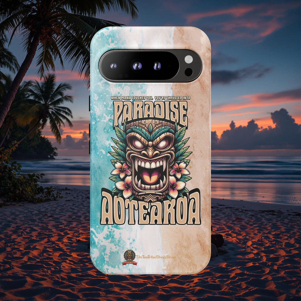 Aotearoa – Coque Antichoc Tiki Maori & Mana Ancestral