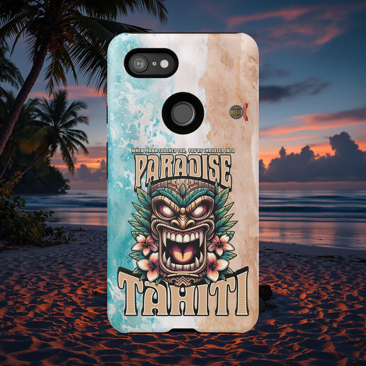 Tahiti – Coque Antichoc Premium Tiki Royal