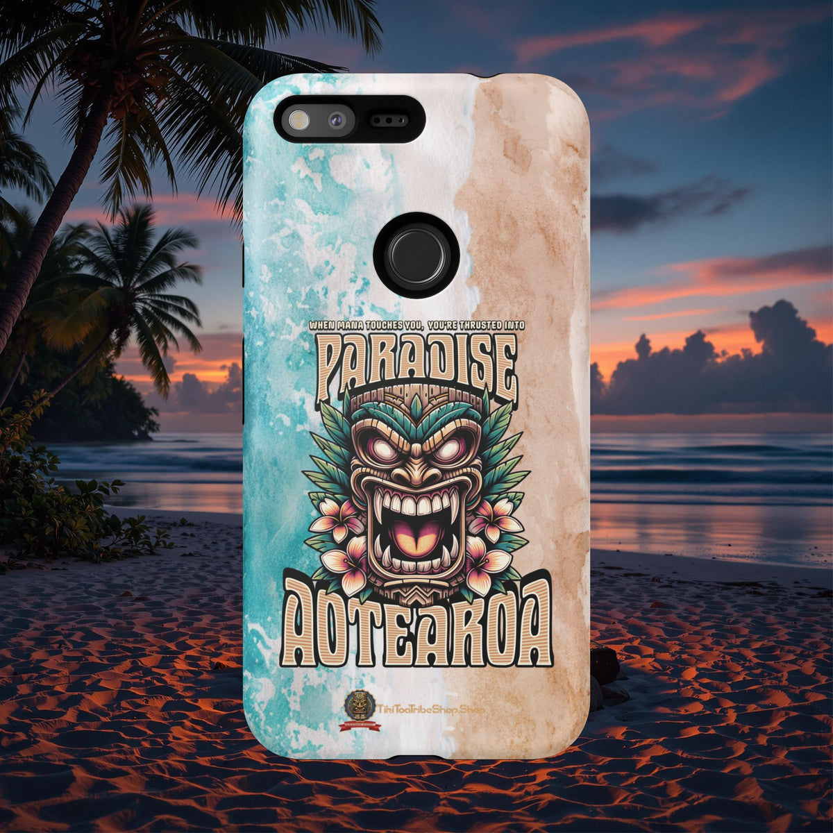 Aotearoa – Coque Antichoc Tiki Maori & Mana Ancestral