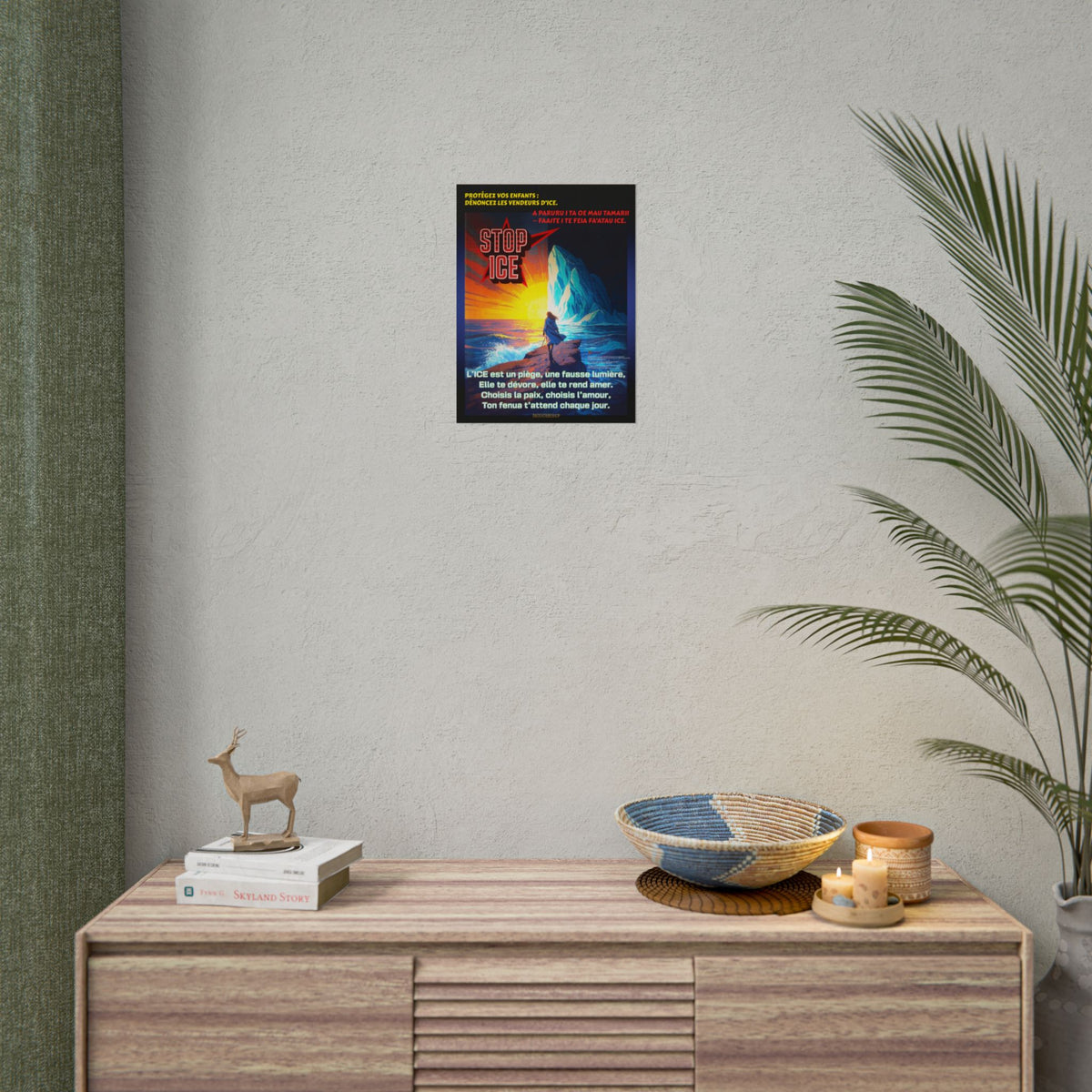 Posters Anti-ICE Polynésie – Affiches de Sensibilisation Contre la Drogue “Paruru i te ora – Brisons les chaînes de l’ICE”