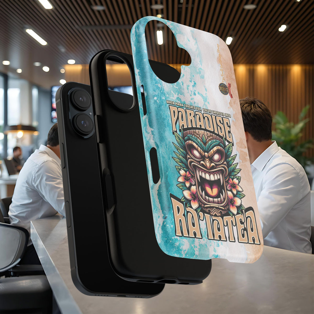 Ra’iatea – Coque Tiki Tribal de Protection Premium